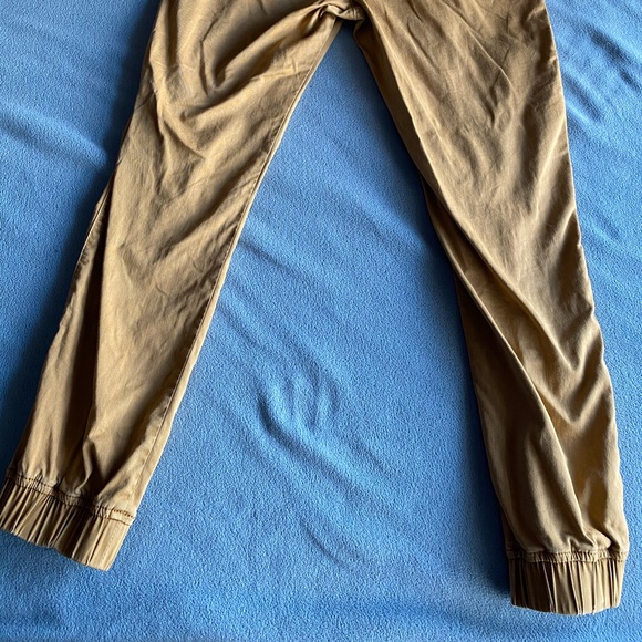 Twill Khaki Joggers - Picture 5 of 7